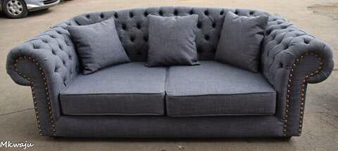 Leather & Fabric Sofa set