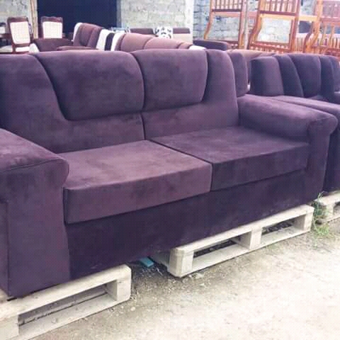 Leather & Fabric Sofa set