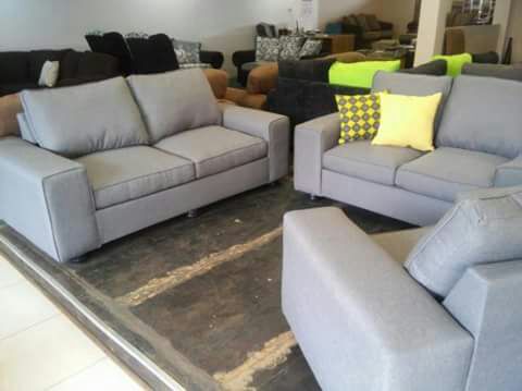 Leather & Fabric Sofa set