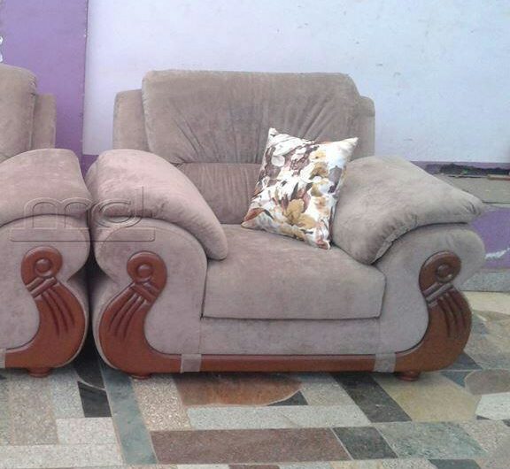 Leather & Fabric Sofa set