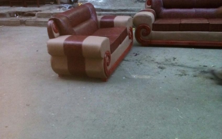 Leather & Fabric Sofa set