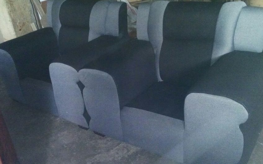 Leather & Fabric Sofa set