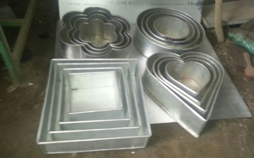 Baking Tins Round/Heart/Square Tin Cakes/Bread-All Sizes{Aluminium & Alu-zinc}