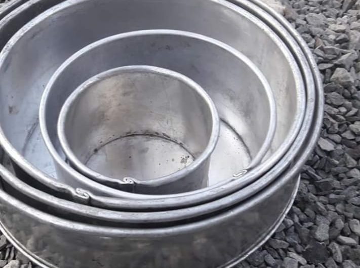 Baking Tins Round/Heart/Square Tin Cakes/Bread-All Sizes{Aluminium & Alu-zinc}