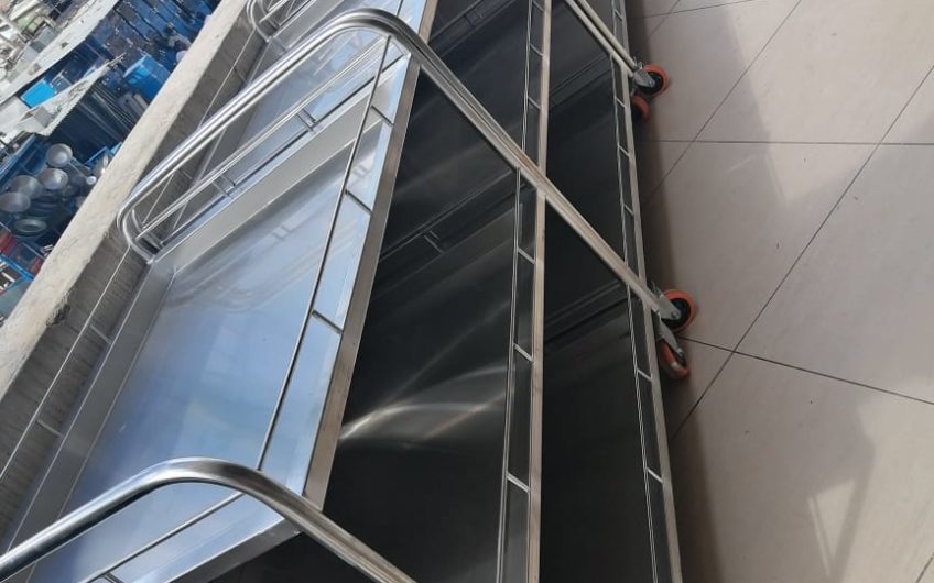 Serving Food Trolley-Stainless Steel